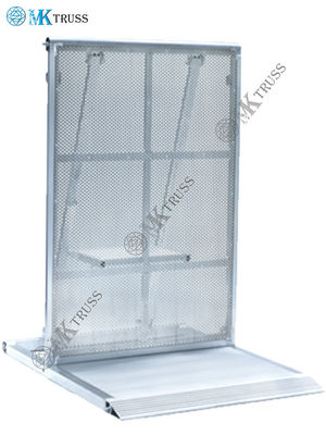 6061-T6 Aluminum Concert Stage Barrier 1.27m*1.0m*1.2m Unit Size
