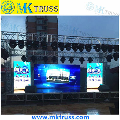 Black and Customized Adjustable Legs Outdoor Assemble Event Stage with Performance