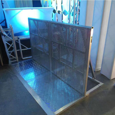 Stage Performance Original Black Aluminum Safety Crowd Control Barrier for Sal