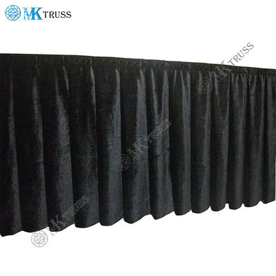 Customized Color 4*4 Feet Portable Smart Stage Skirt for Event/School/Weddings/Concerts