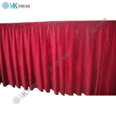 Customized Color 4*4 Feet Portable Smart Stage Skirt for Event/School/Weddings/Concerts