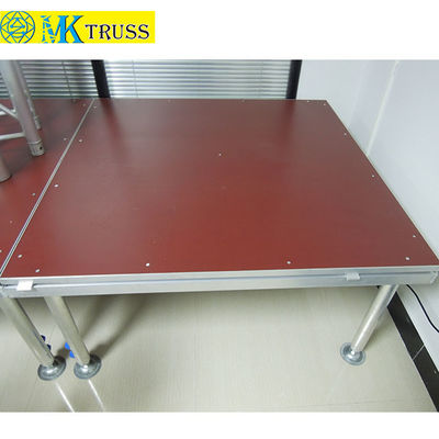 18mm Plywood or Tempered Glass Top Aluminum Outdoor Mobile Event Stages for Stage Show