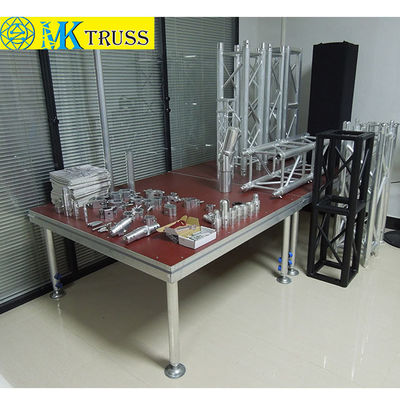 18mm Plywood or Tempered Glass Top Aluminum Outdoor Mobile Event Stages for Stage Show