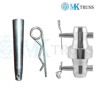 Aluminum Spigot Truss Accessories Hinge Pin Half-Conical and R-Clip for Any Size of Truss