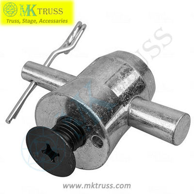 Aluminum Lighting Truss Accessories Half Spigot with Pin Clip