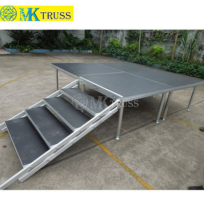 1200*2400mm Anti-slip Aluminium Frame Mobile Stage Platform for Outdoor Entertainment