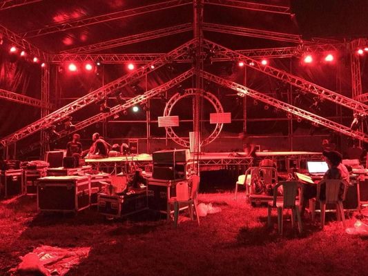 Wedding Stage Roof Truss Square Circle Arch Ladder Truss for Stunning Lighting Effects