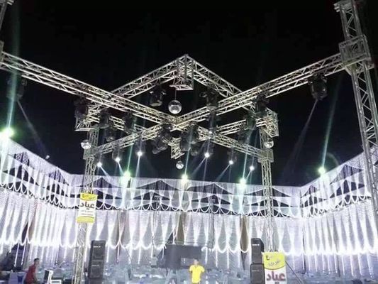 Wedding Stage Roof Truss Square Circle Arch Ladder Truss for Stunning Lighting Effects