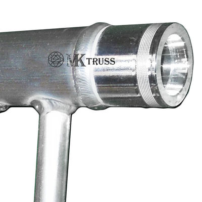 Brace Tube 12*2mm Portable Outdoor Roof Truss System for Hanging Speaker and Lighting