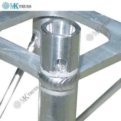 Main Tube 20*2mm Church Equipment Aluminum Display Booth Event Mobile Stage Truss
