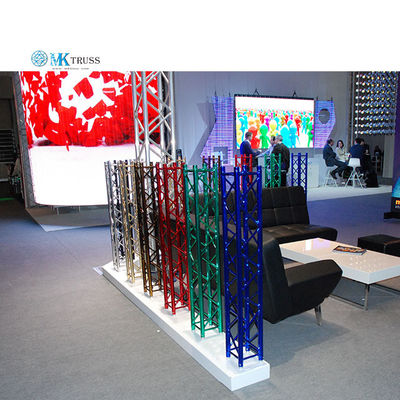 Main Tube 20*2mm Church Equipment Aluminum Display Booth Event Mobile Stage Truss