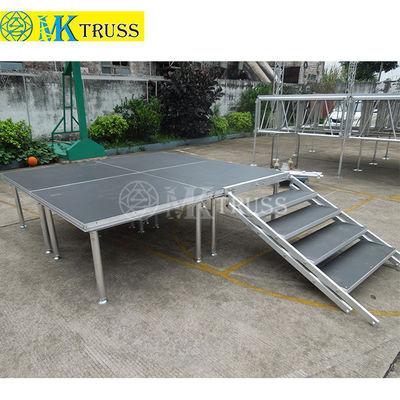 1200*2400mm Anti-slip Aluminium Frame Mobile Stage Platform for Outdoor Entertainment